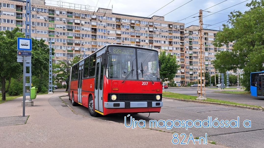 Egy baleset miatt újra járt magaspadlós troli a 82-esen! I Vasárnapi Trolis E1S1