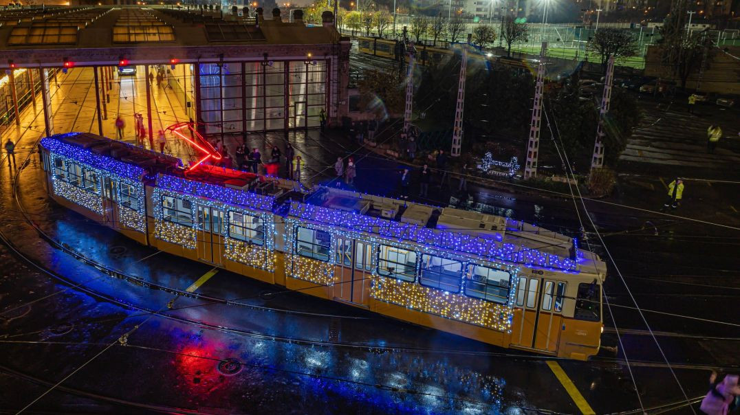 Utazás a 1347-es Fény-KCSVvel a 4es villamoson! | 2025.11.28. | Fényflotta bemutató 2025